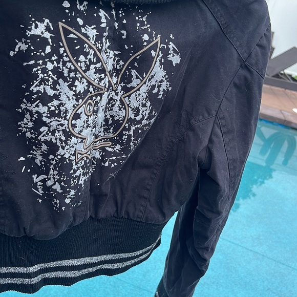 Vintage💥PLAYBOY Bomber Jacket - Picture 13 of 16